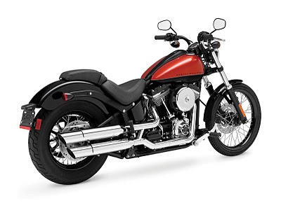 2011 Harley-Davidson FXS Blackline Rear Side View